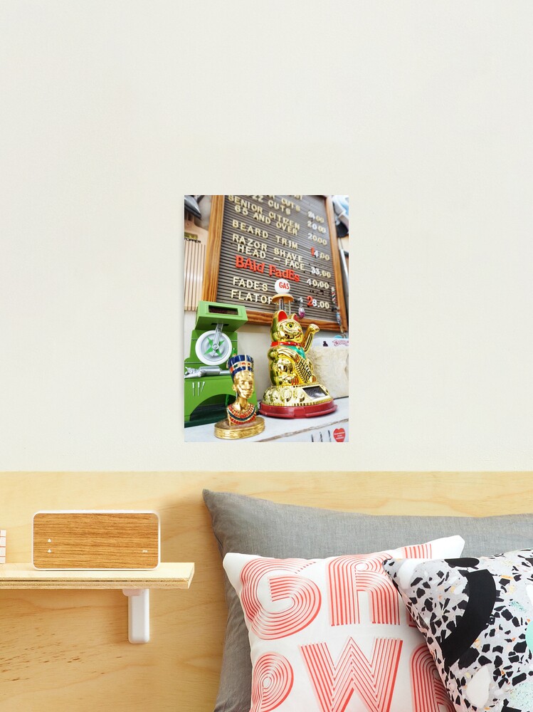 Thumbnail 2 of 3, Photographic Print, Lucky Cat Doug's Barbershop designed and sold by DougsBarbershop.