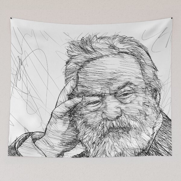 Item preview, VICTOR HUGO ink portrait .2 designed and sold by lautir.
