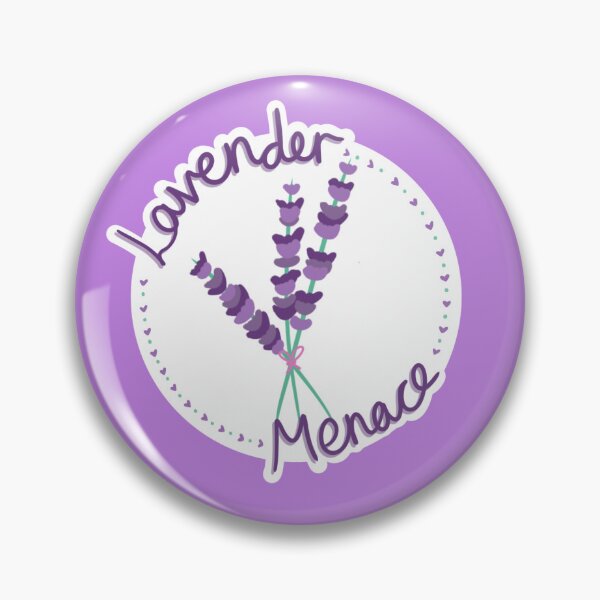 Item preview, Lavender Menace Sticker/ Button design designed and sold by Doodles602.