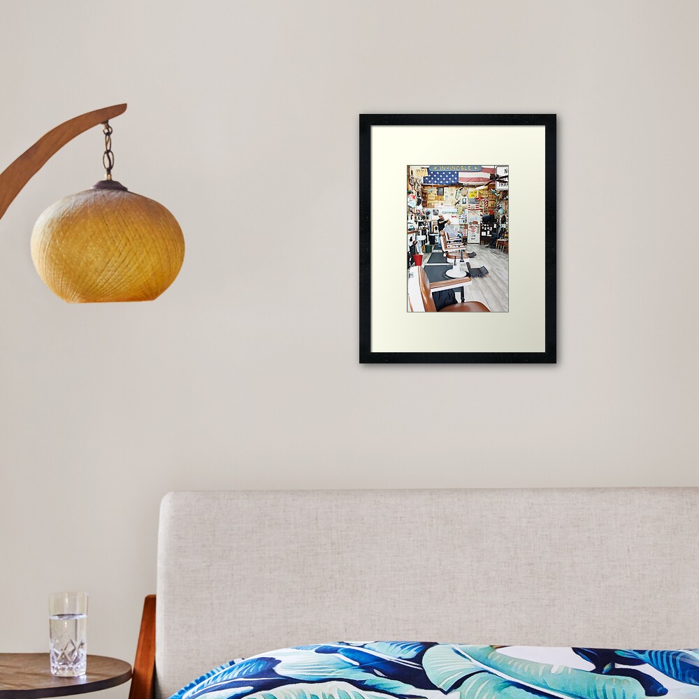Item preview, Framed Art Print designed and sold by DougsBarbershop.