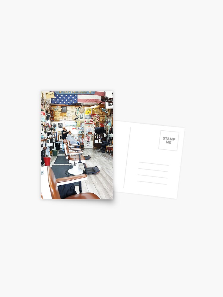 Thumbnail 1 of 2, Postcard, Peace Invincible Doug's Barbershop designed and sold by DougsBarbershop.