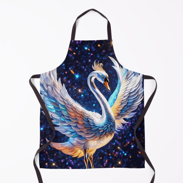 Item preview, Crystal Swan Statue, Ai Generated Art  designed and sold by ACC .