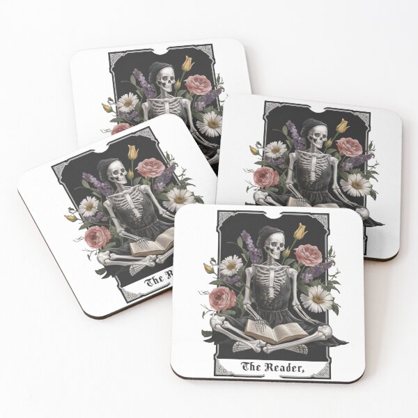 Item preview, Tarot Card The Reader Skeleton Shirt  designed and sold by EnchantedIsle.