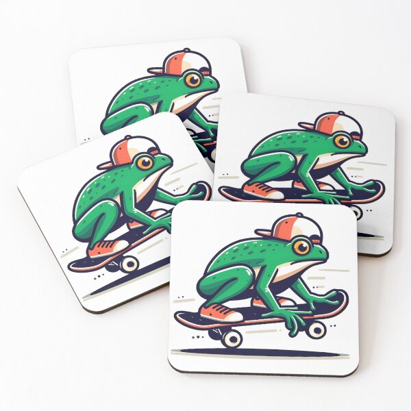 Item preview, Skateboarding Frog designed and sold by CatherineLievre.