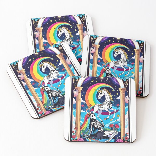 Item preview, The Audacity Funny Tarot Card,The Audacious Unicorn, Mystic Harmony, Rainbow Guardians designed and sold by RETRO REVIVAL.