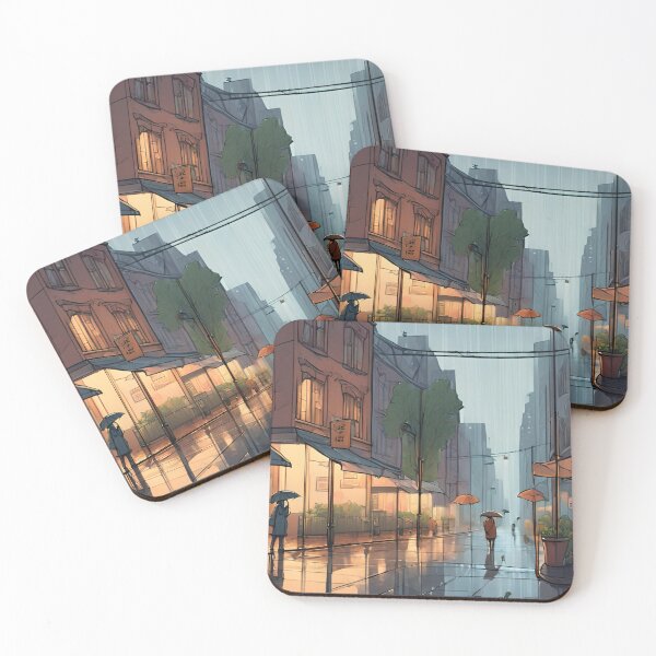 Item preview, rainy city designed and sold by TAI-KU.