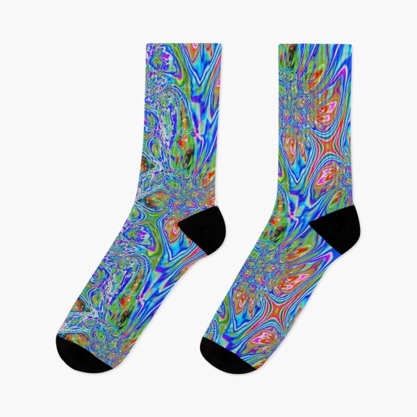 Item preview, Abstract Smudged Melting Fractal Flowers 41 designed and sold by SXW Designs.