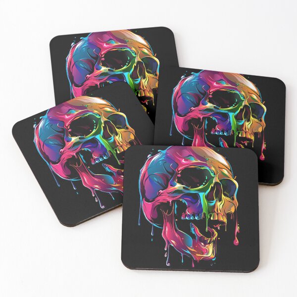Item preview, Kaleidoscopic Skull designed and sold by Retro Type.