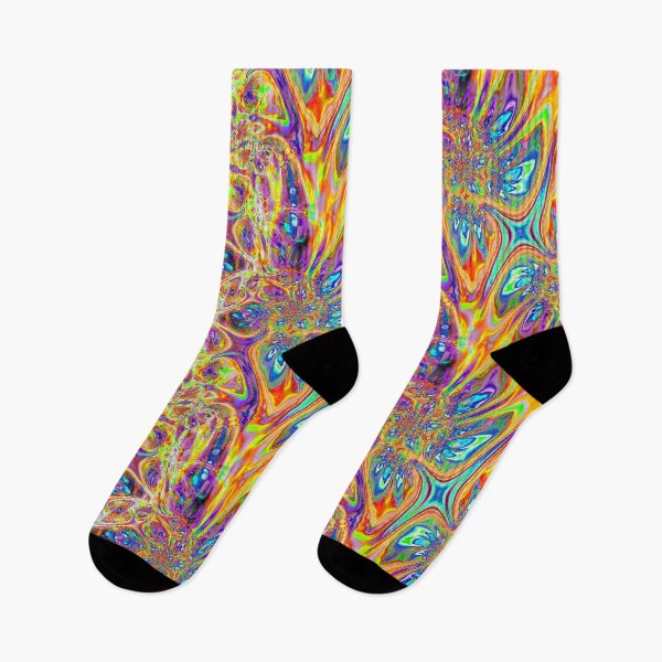 Item preview, Abstract Smudged Melting Fractal Flowers 42 designed and sold by SXW Designs.