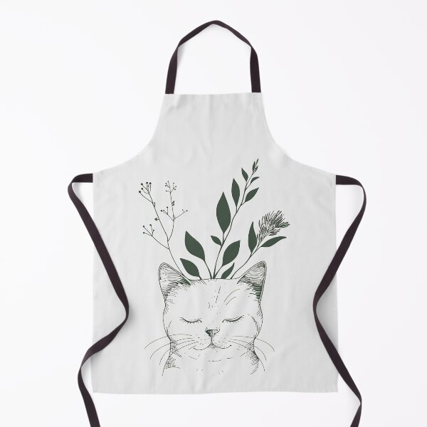 Item preview, Black cat with leaves on head sleeping peacefully designed and sold by mando24895.