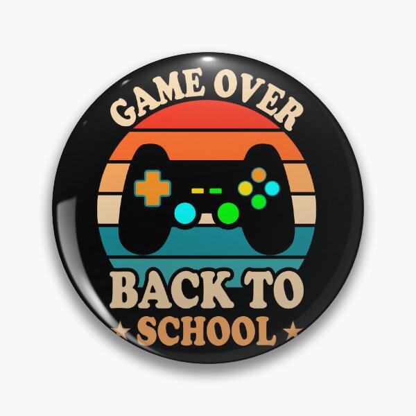 Artikelvorschau, game over back to shool  entworfen und verkauft von Natalia Shop.