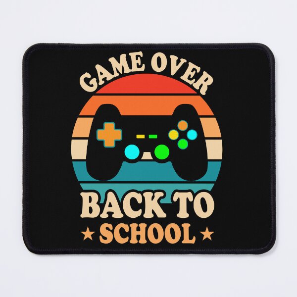 Artikelvorschau, game over back to shool entworfen und verkauft von Natalia Shop.