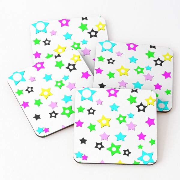 Item preview, Pattern with different color stars designed and sold by fuzzyfox.