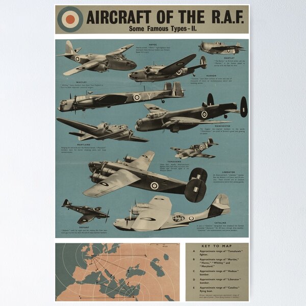 Artikel-Vorschau von Flugzeuge der R.A.F. [2], designt und verkauft von Luke Mckinstry.
