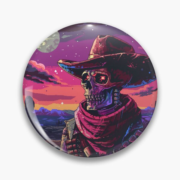 Item preview, Cosmic Cowboy Pixel Art designed and sold by Kaos-Bit.