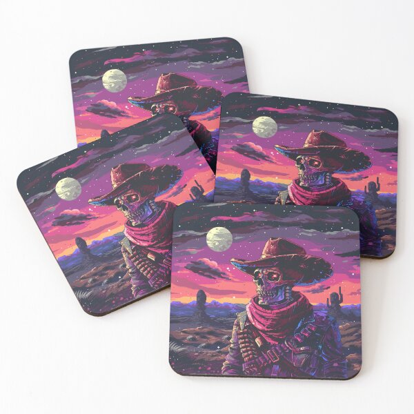 Item preview, Cosmic Cowboy Pixel Art designed and sold by Kaos-Bit.