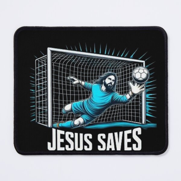 Item preview, "JESUS SAVES HOCKEY".JESUS FOOTBALL designed and sold by Obinne.