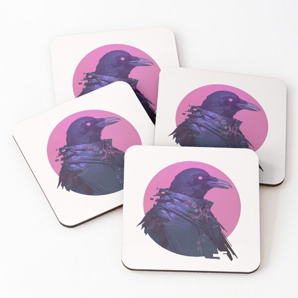 Item preview, Cyber crow // crow // Cool Animal // Cyber Animal // Future Animal Art // Animal Warrior // Animal Cute Art // Gaming Aesthetic stickers designed and sold by SMARTKIT  DESIGNAGENCY.