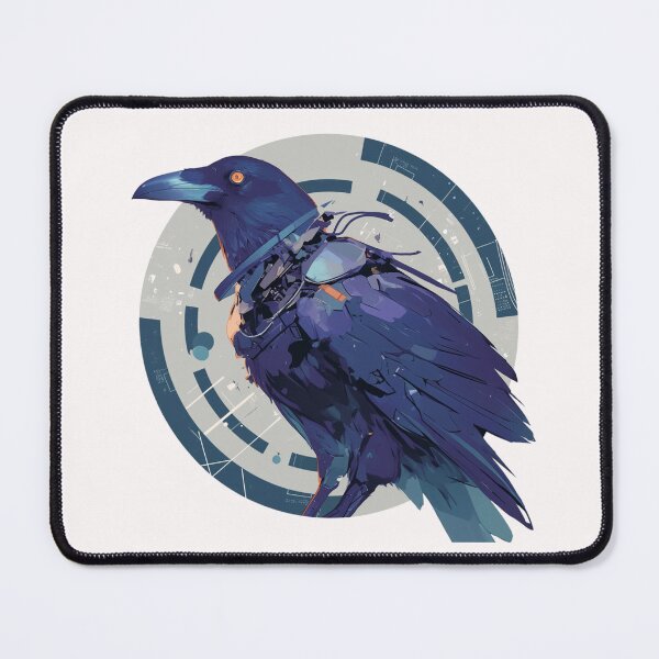 Item preview, Cyber crow // crow // Cool Animal // Cyber Animal // Future Animal Art // Animal Warrior // Animal Cute Art // Gaming Aesthetic stickers designed and sold by SMARTKIT DESIGNAGENCY.