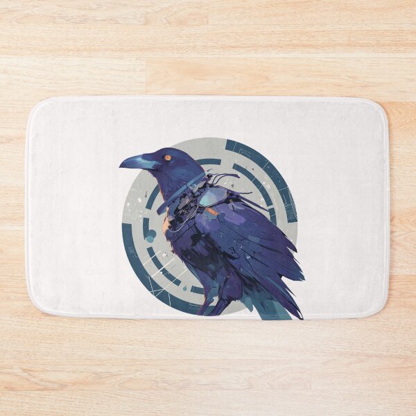 Item preview, Cyber crow // crow // Cool Animal // Cyber Animal // Future Animal Art // Animal Warrior // Animal Cute Art // Gaming Aesthetic stickers designed and sold by SMARTKIT  DESIGNAGENCY.
