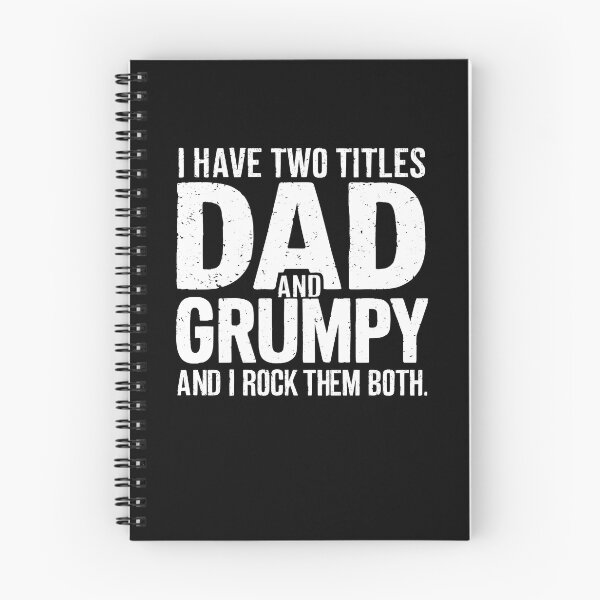 Item preview, Funny father's Day t-shirt, I Have Two Titles Dad And Grumpy designed and sold by SlocifieShop.