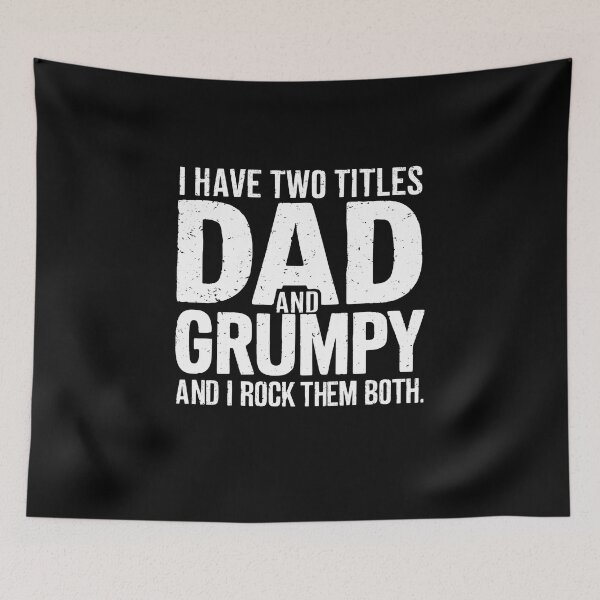 Item preview, Funny father's Day t-shirt, I Have Two Titles Dad And Grumpy designed and sold by SlocifieShop.
