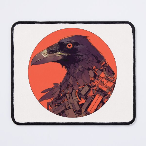 Item preview, Cyber crow // crow // Cool Animal // Cyber Animal // Future Animal Art // Animal Warrior // Animal Cute Art // Gaming Aesthetic stickers designed and sold by SMARTKIT DESIGNAGENCY.