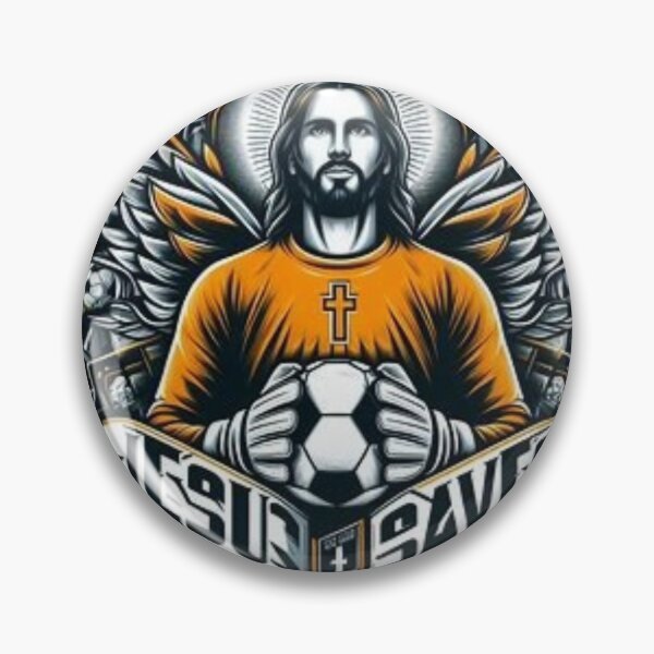 Item preview, "Jesus Saves Soccer Goalie" . JESUS FOOTBALL designed and sold by Obinne.