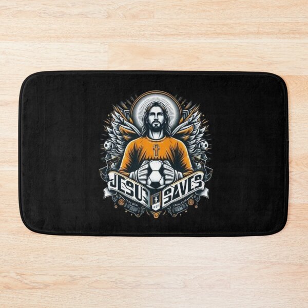 Item preview, "Jesus Saves Soccer Goalie" . JESUS FOOTBALL designed and sold by Obinne.