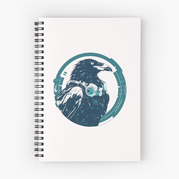 Item preview, Cyber crow // crow // Cool Animal // Cyber Animal // Future Animal Art // Animal Warrior // Animal Cute Art // Gaming Aesthetic stickers designed and sold by SMARTKIT  DESIGNAGENCY.