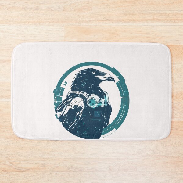 Item preview, Cyber crow // crow // Cool Animal // Cyber Animal // Future Animal Art // Animal Warrior // Animal Cute Art // Gaming Aesthetic stickers designed and sold by SMARTKIT  DESIGNAGENCY.