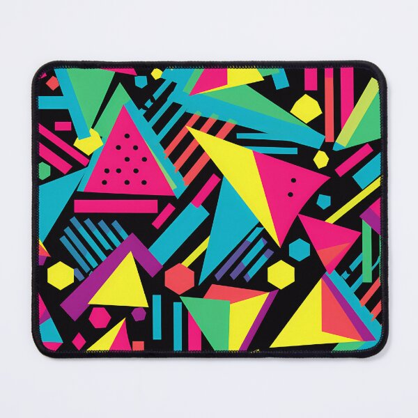 Item preview, “Neon Glow: Vibrant Geometric Pattern” designed and sold by Art-Vortex-fr.