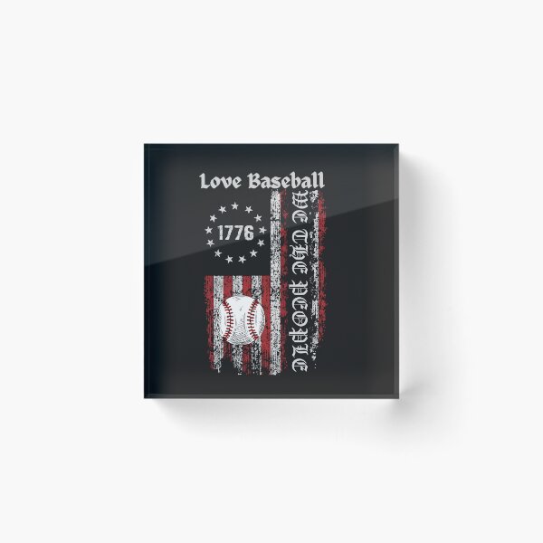 Item preview, Distressed Flag We The People Love Baseball designed and sold by AlienOccupation.