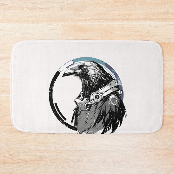 Item preview, Cyber crow // crow // Cool Animal // Cyber Animal // Future Animal Art // Animal Warrior // Animal Cute Art // Gaming Aesthetic stickers designed and sold by SMARTKIT  DESIGNAGENCY.