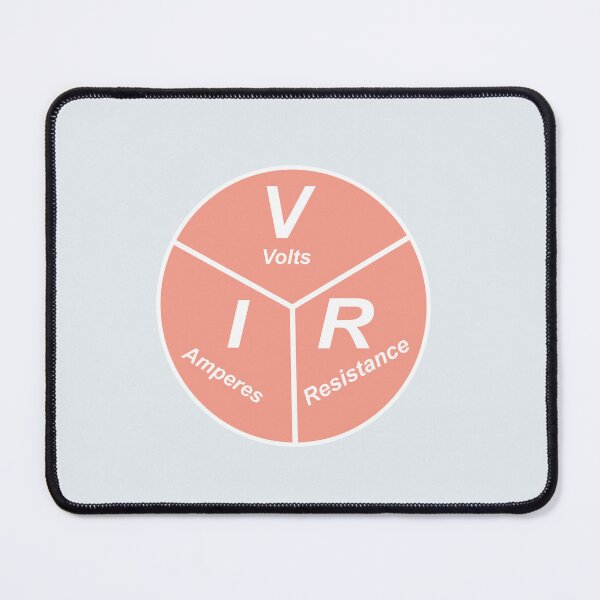 Item preview, Ohms Law Formula Circle Chart for Electrical engineering students Engineers Electricians and physics Students designed and sold by Science Engineering Gifts.
