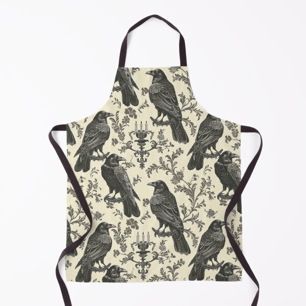 Item preview, Antique Vintage Murder of Crows Pattern designed and sold by darkskydelights.