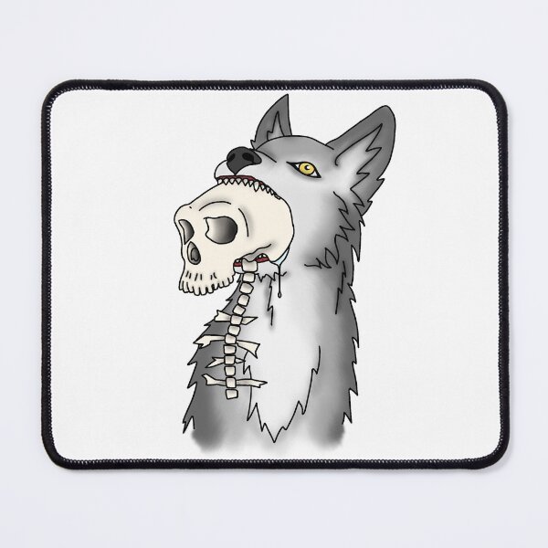 Item preview, Wolf with a skull designed and sold by Cryptid-Crafter.