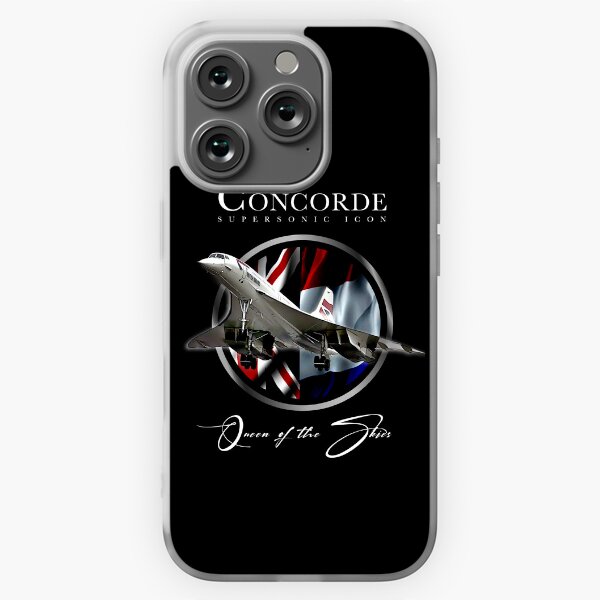 Coque iPhone for Sale avec l'œuvre « Concorde Supersonic British French Legendary Aircraft » de l'artiste Aerolovers