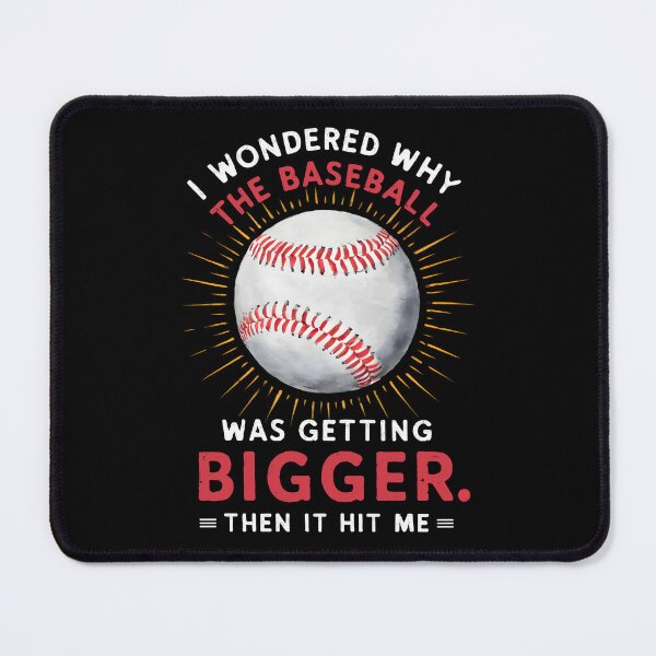 Item preview, Baseball Dad Joke In Bold White Red Letters designed and sold by ILOVEART247.