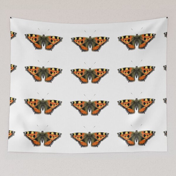 Item preview, Tortoiseshell Butterfly Watercolor Painting Wildlife Artwork designed and sold by Alison Langridge.