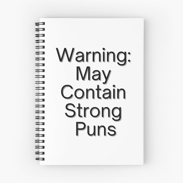 Item preview, Warning: May Contain Strung Puns  designed and sold by ScribbleLoft.
