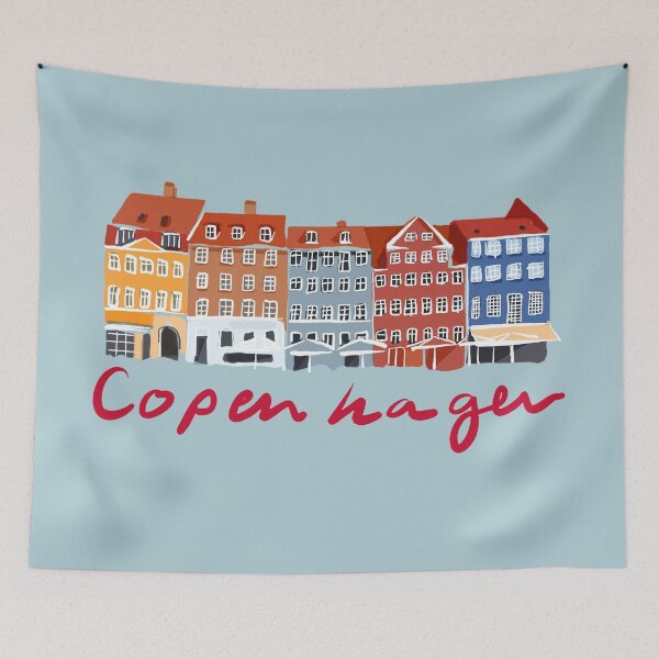 Item preview, Copenhagen Nyhavn Canal Houses | Denmark designed and sold by Covo Studio.