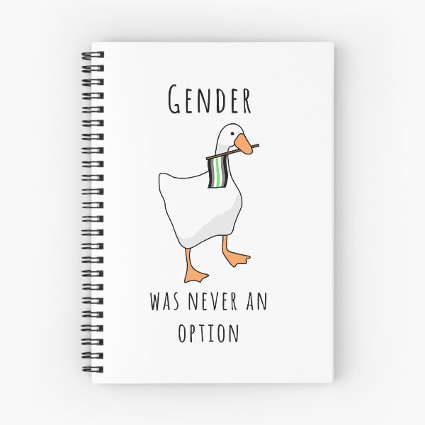 Item preview, Untitled Goose Game Gender Meme Agender Version designed and sold by Cryptid-Crafter.