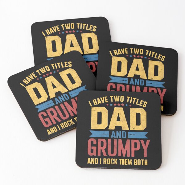 Item preview, I Have Two Titles Dad And Grumpy Fathers Day Grandpa designed and sold by SlocifieShop.