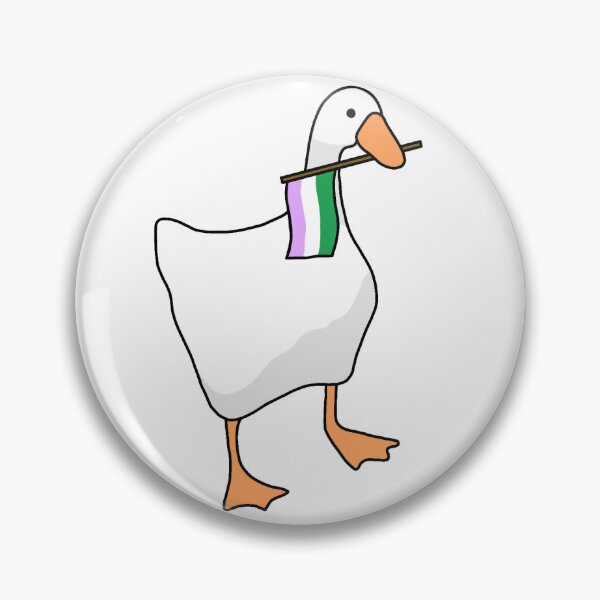 Item preview, Untitled Goose Game Gender Meme Genderqueer Version designed and sold by Cryptid-Crafter.