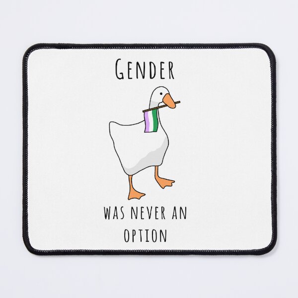 Item preview, Untitled Goose Game Gender Meme Genderqueer Version designed and sold by Cryptid-Crafter.