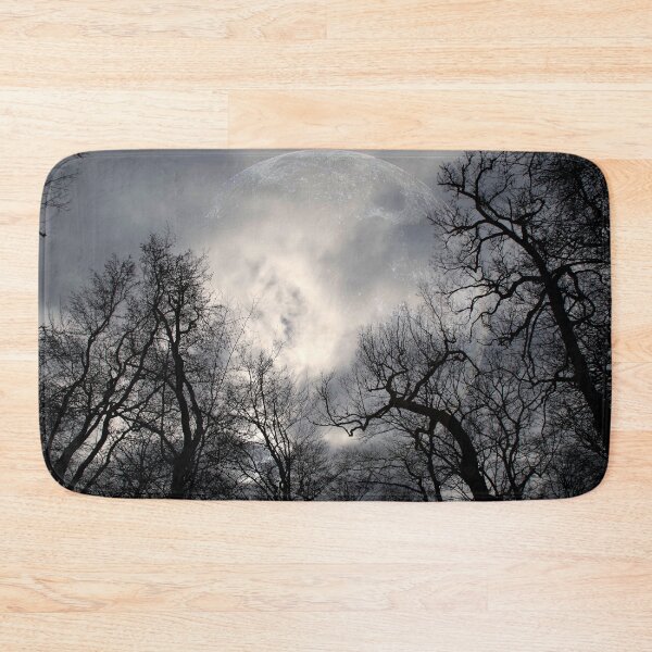 Item preview, Supermoon over the forest designed and sold by Palatinasart.