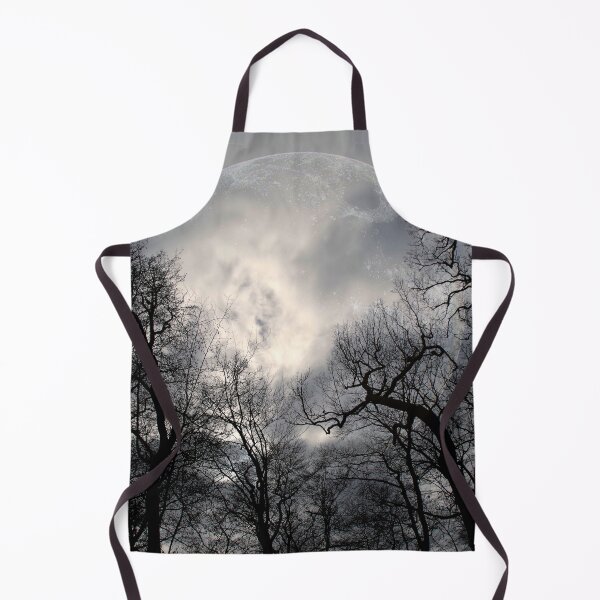 Item preview, Supermoon over the forest designed and sold by Palatinasart.