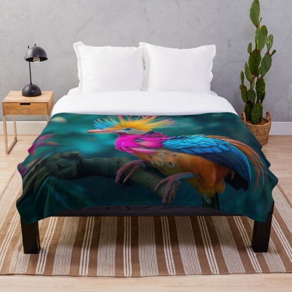 Item preview, Vibrant Tropical Bird on Branch designed and sold by ricecakeinc.