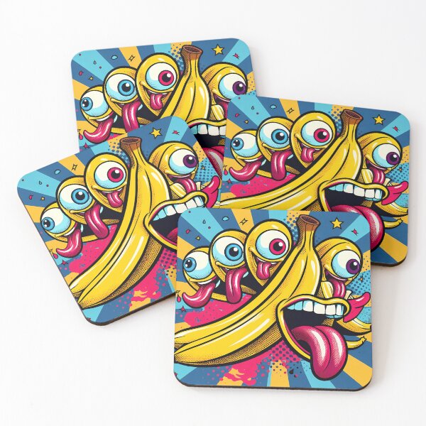 Item preview, Whacky Pop Art Bananas: A Burst of Color and Fun designed and sold by Vitalka-uk.